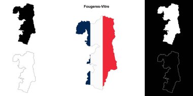 Fougeres-Vitre arrondissement ana hat haritası ayarlandı