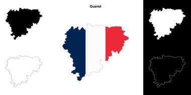 Gueret arrondissement ana hat haritası ayarlandı