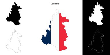 Louhans arrondissement ana hat haritası seti