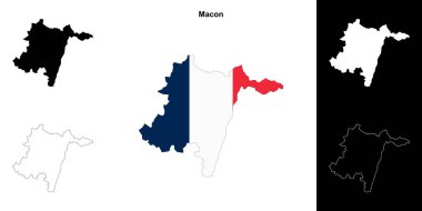 Macon arrondissement ana hat haritası ayarlandı