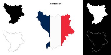 Montbrison arrondissement ana hat haritası seti