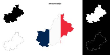 Montmorillon arrondissement ana hat haritası ayarlandı