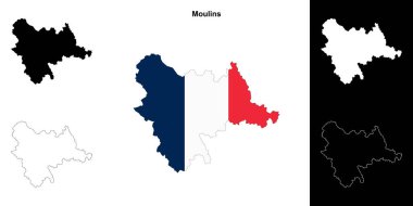 Moulins arrondissement ana hat haritası ayarlandı