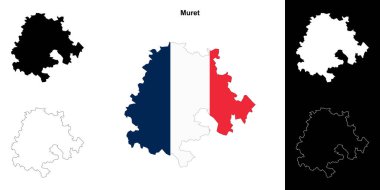 Muret arrondissement ana hat haritası seti