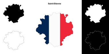 Saint-Etienne arrondissement ana hat haritası ayarlandı