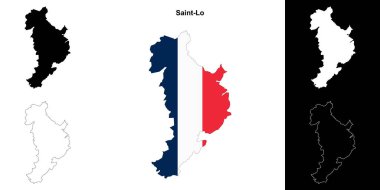 Saint-Lo arrondissement ana hat haritası ayarlandı