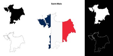 Saint-Malo arrondissement ana hat haritası ayarlandı