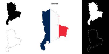 Valence arrondissement ana hat haritası ayarlandı
