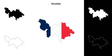 Versailles arrondissement ana hat haritası seti