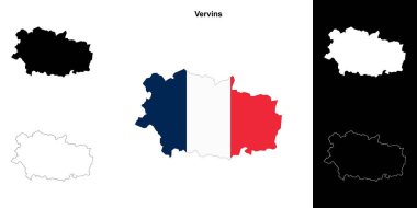 Vervins arrondissement ana hat haritası seti