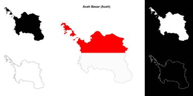 Aceh Besar boş ana hat haritası ayarlandı