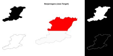 Banjarnegara boş ana hat haritası seti