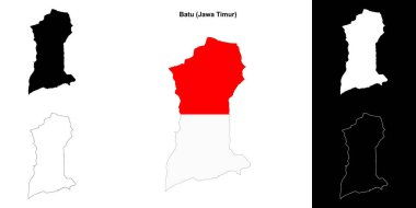 Batu boş çizgi haritası ayarlandı