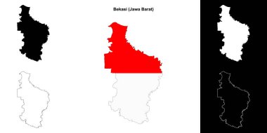 Bekasi boş çizgi haritası ayarlandı