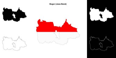 Bogor boş çizgi haritası ayarlandı