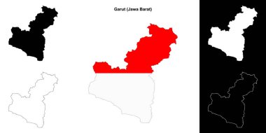 Garut boş çizgi haritası ayarlandı