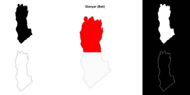 Gianyar boş ana hat haritası seti