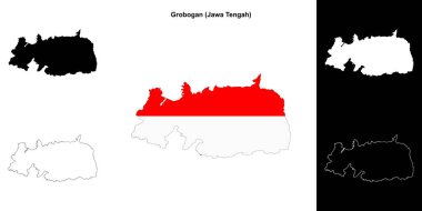 Grobogan boş çizgi haritası ayarlandı