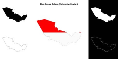Hulu Sungai Selatan boş ana hat haritası ayarlandı