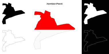 Jayawijaya boş ana hat haritası seti