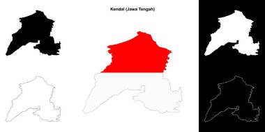 Kendal boş çizgi haritası ayarlandı