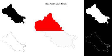 Kota Kediri boş ana hat haritası ayarlandı