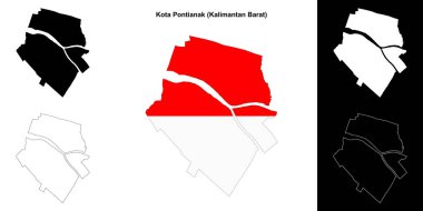 Kota Pontianak boş ana hat haritası ayarlandı