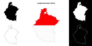 Langkat boş çizgi haritası ayarlandı