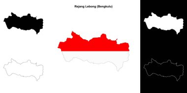 Rejang Lebong boş harita seti