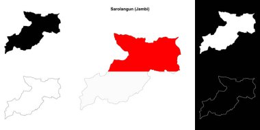 Sarolangun boş çizgi haritası ayarlandı