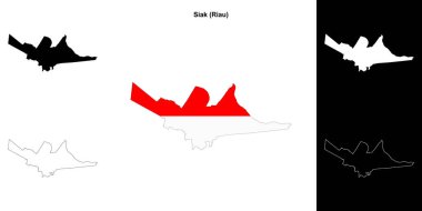 Siak boş çizgi haritası ayarlandı