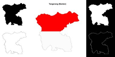 Tangerang boş ana hat haritası seti