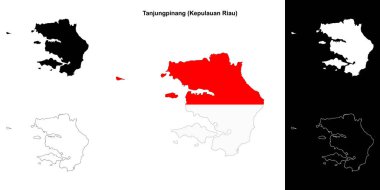 Tanjungpinang boş ana hat haritası seti