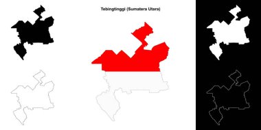 Tebingtinggi boş ana hat haritası seti