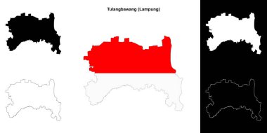 Tulangbawang boş ana hat haritası seti