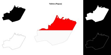 Yalimo boş ana hat haritası seti