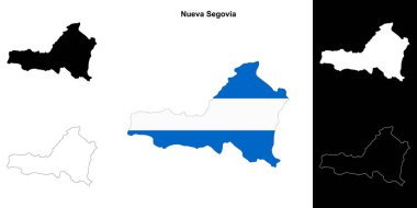 Nueva Segovia departmanı ana hat haritası seti