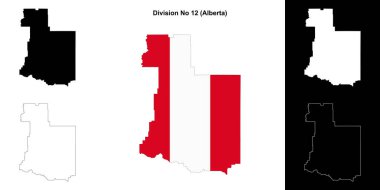 Bölüm No 12 (Alberta) ana hat haritası seti