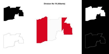 Bölüm No 19 (Alberta) ana hat haritası seti