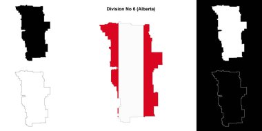 Bölüm No 6 (Alberta) ana hat haritası seti