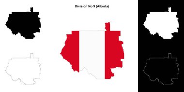 Bölüm No 9 (Alberta) ana hat haritası seti