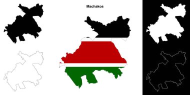 Machakos ilçesinin ana hat haritası ayarlandı