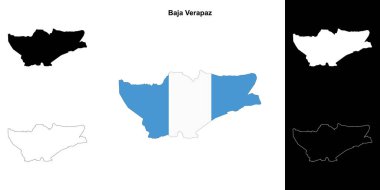 Baja Verapaz departmanının ana hat haritası ayarlandı