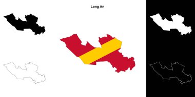 Uzun boş bir dış hat haritası seti