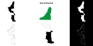 Ras al-Khaimah emirlik ana hat haritası ayarlandı