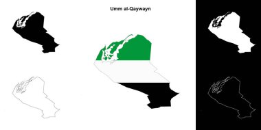 Umm al-Qaywayn Emirlik haritası ayarlandı