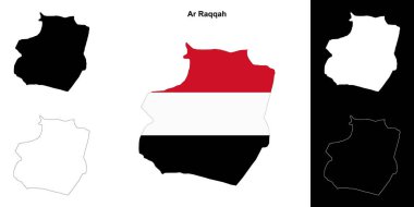 Ar Raqqah valilik ana hat haritası ayarlandı