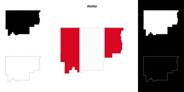 Abitibi (Quebec) ana hat haritası seti