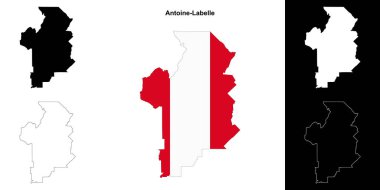 Antoine-Labelle (Quebec) ana hat haritası seti