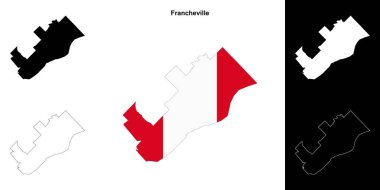 Francheville (Quebec) ana hat haritası seti